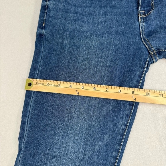 Seven 7 Hollywood Skinny Jeans Womens Size 8 Medium Blue Rainbow High Rise - Picture 12 of 14